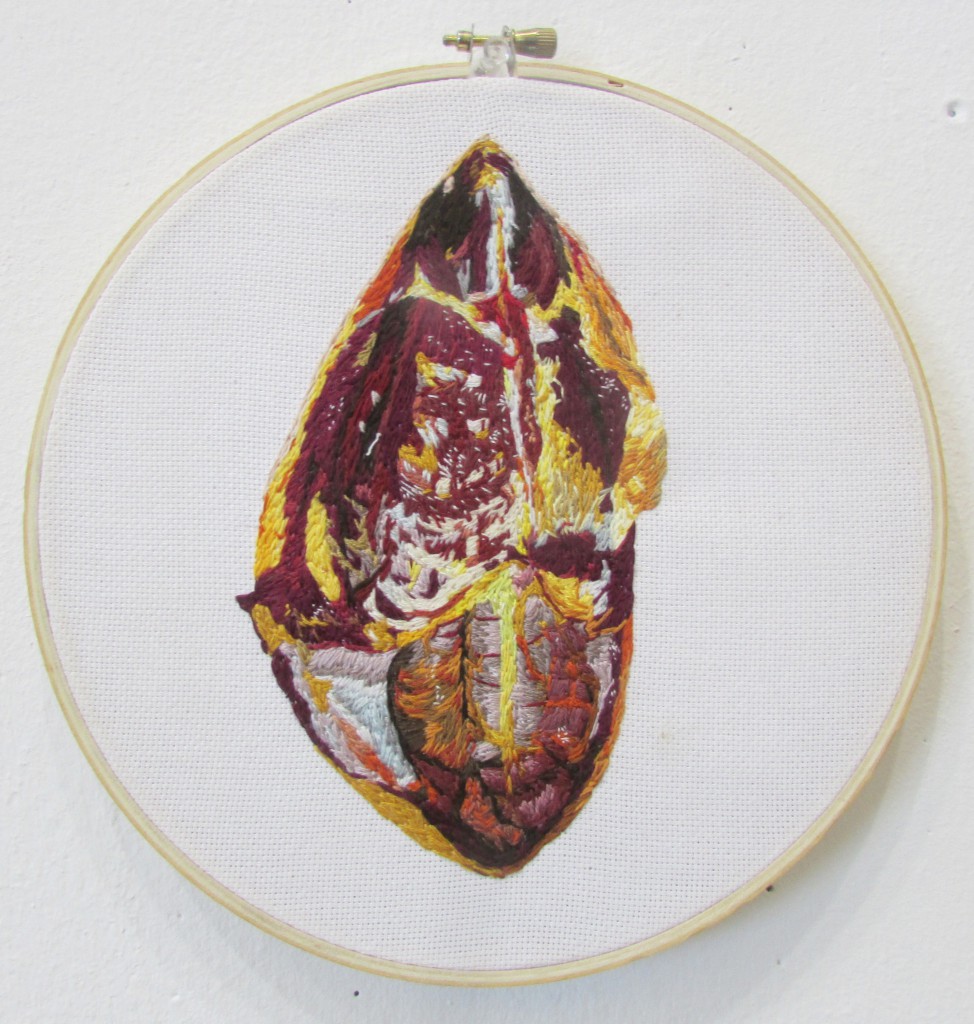 L'autopsia, Embroidery, 2018
